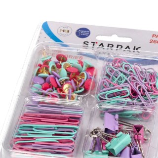 Akcesoria biurowe 260sztuk pastel STARPAK 471028