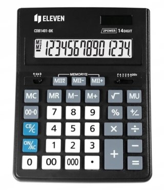 Eleven kalkulator biurowy CDB1401BK