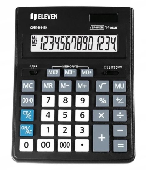 Eleven kalkulator biurowy CDB1401BK