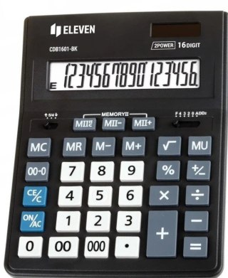 Eleven kalkulator biurowy CDB1601BK