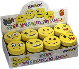 Gąbka magnetyczna do tablic Emotikony mix wzorów FUN&JOY