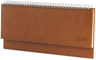 KALENDARZ BIURK LEZACY 30X14 OPR TW VIVEL CZARWN