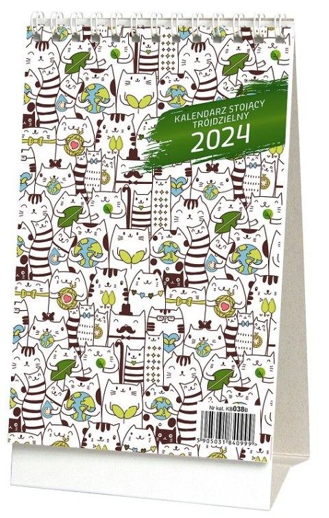 KALENDARZ BIURK STOJACY TROJDZIEL 11X20 038B WN