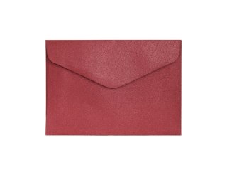 Koperta C6 nie klejona perła czerwona op. 10 szt. GALERIA PAPIERU 280238 GAL