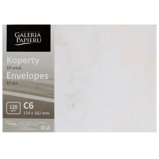 Koperta C6 złota Marmur Galeria Papieru op.10. szt. ARGO 280293 AR