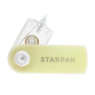 Korektor w taśmie 5mmx6mb pastel żółty STARPAK 507201