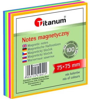 Notes magnetyczny 75x75 TITANUM