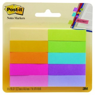 Notes samoprzylepny 10 bloczków 12,7x44,4mm 50 kartek POST-IT 670-10AB