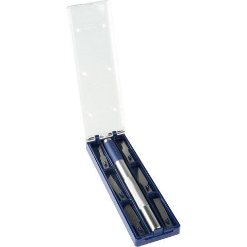 Nóż modelarski Hobby 6 ostrzy w etui TITANUM