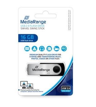 PENDRIVE 16GB USB 2.0 MEDIARANGE MR910 WB