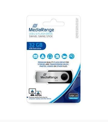 PENDRIVE 32GB USB 2.0 MEDIARANGE MR911 WB