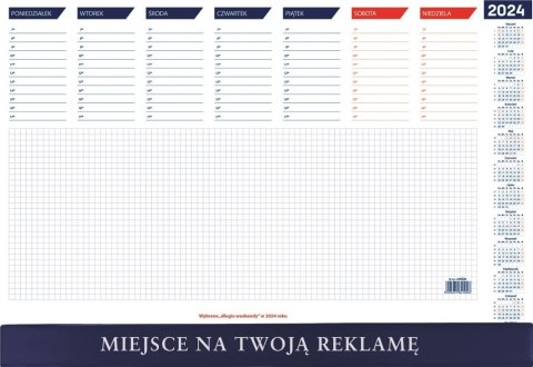PODKLAD NA BIURKO PAP 460X320/52K Z LISTWA 052WN