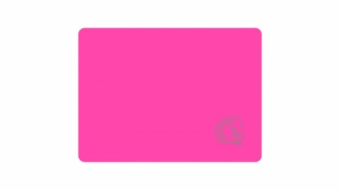 PODKLAD NA BIURKO PP 380X280 ROZ NEON B-FOL