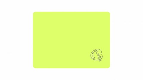 PODKLAD NA BIURKO PP 380X280 ZOL NEON B-FOL