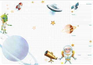 Podkład na biurko papierowy 450x320 Kosmos LUCRUM PP04