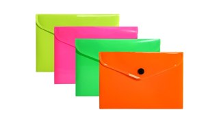 TECZKA KOPERTOWA PP A6 ZATRZ NEON MIX B-FOL A 10