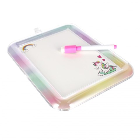Tablica suchościeralna z pisakiem Unicorn STARPAK 527834