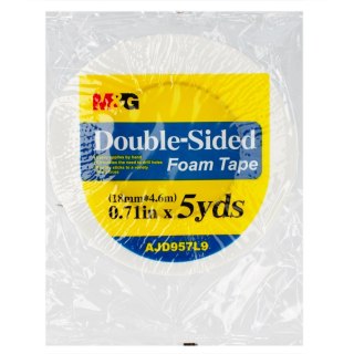 Taśma 2stronna 18mmx5B biała FOL AJD957L9