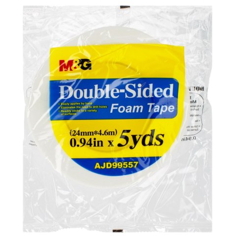 Taśma 2stronna 24mmx5M biała FOL AJD99557