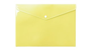 Teczka koperta A4 PP Pastel żółty BIURFOL TKP-A4-03