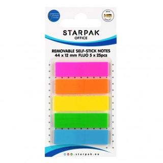 Zakładka indeksująca 12x44/25k 5 kolorów Fluo STARPAK 471012