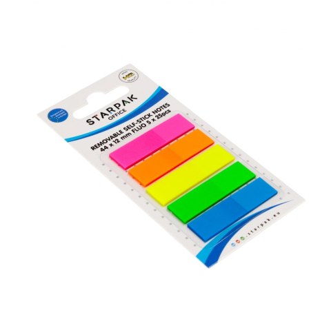 Zakładka indeksująca 12x44/25k 5 kolorów Fluo STARPAK 471012