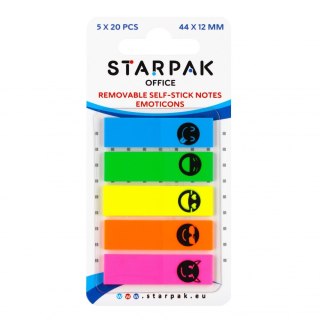 Zakładka indeksująca 44x12/20k 5 kolorów Emoticon STARPAK 472874
