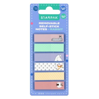 Zakładka indeksująca 45x12/20k 6 kolorów Królik STARPAK 505505