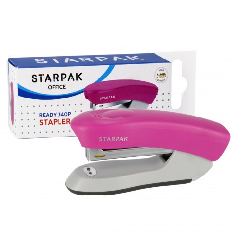 Zszywacz 12k 10 różowy STARPAK 521069