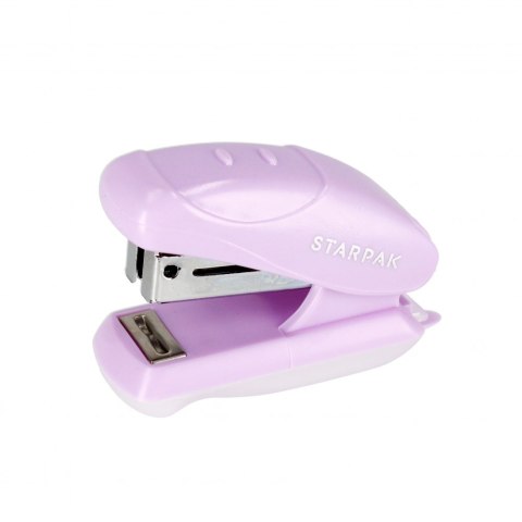 Zszywacz mini 20k 24/6 26/6 pastelowy fiolet STARPAK 519780