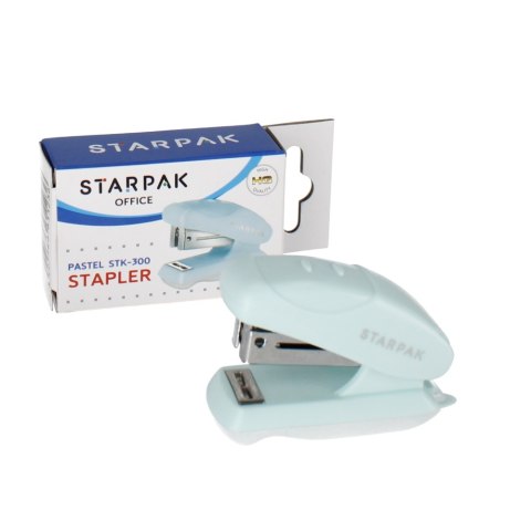 Zszywacz mini 20k 24/6 26/6 pastelowy niebieski STARPAK 519783