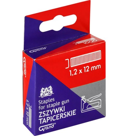 Zszywki do zszywacza tapicerskiego/takera 1,2 12 GRAND