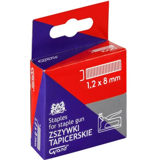 Zszywki do zszywacza tapicerskiego/takera 1,2 8 GRAND
