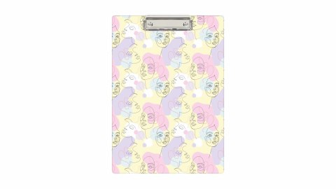 CLIPBOARD A4 DESKA PCV WOMEN B-FOL