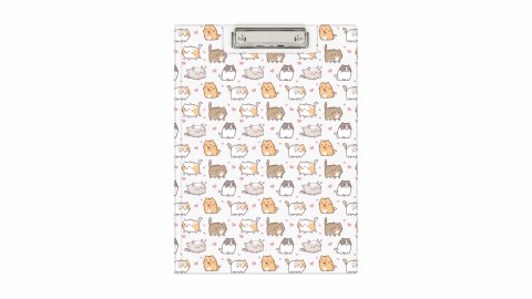 CLIPBOARD A4 TECZKA PCV KITTENS B-FOL