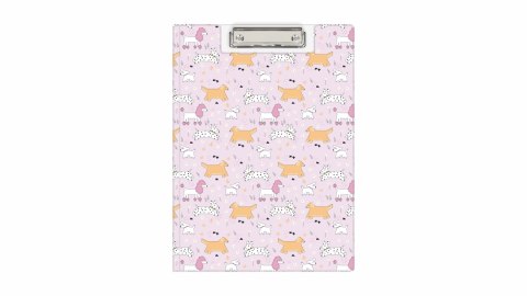CLIPBOARD A4 TECZKA PCV PUPPIES B-FOL