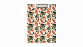 CLIPBOARD A4 TECZKA PCV TROPICAL B-FOL
