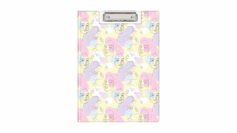 CLIPBOARD A4 TECZKA PCV WOMEN B-FOL