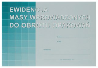 Druk Ewidencja masy wprowadzonych do obrotu opakowań MICHALCZYK I PROKOP S-220-1