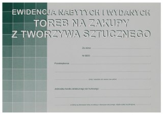 Druk Ewidencja nabycia i wydania torebek z tworzywa sztucznego MICHALCZYK I PROKOP S-200-3 MP