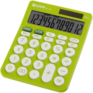 Eleven kalkulator biurowy RK2311GN - okrągłe przyciski, zielony