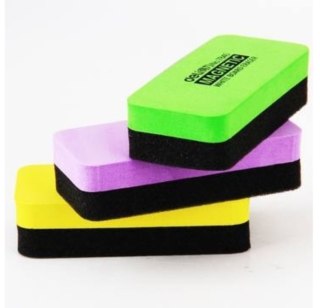 Gąbka magnetyczna do tablic 110mm mix kolor DELI E7840
