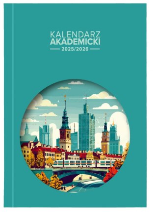 KALENDARZ AKADEMICKI A5 PCV BEZBARWNY MIASTO NR KAT. A5TA072B