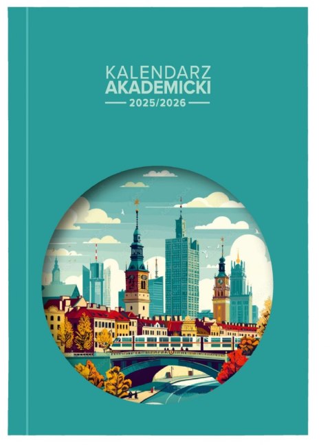 KALENDARZ AKADEMICKI A5 PCV BEZBARWNY MIASTO NR KAT. A5TA072B