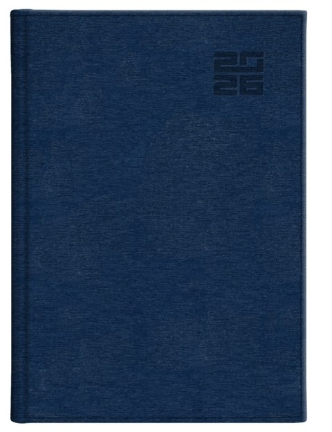 KALENDARZ KSIĄŻKOWY A5 TYGODNIOWY Z NOTESEM ALUMINIUM STANDARD NR KAT. 237A5TNB GRANAT