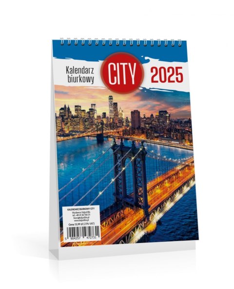 Kalendarz biurkowy stojący 14x23 City KALPOL.BIS 473820 KAL