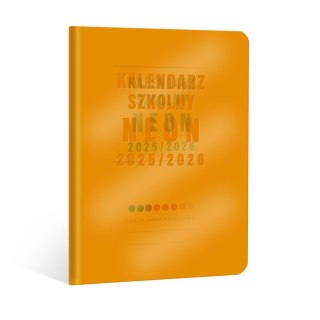 Kalendarz szkolny A5/80K oprawa PP neon Uczeń KALPOL.BIS CSNN260001