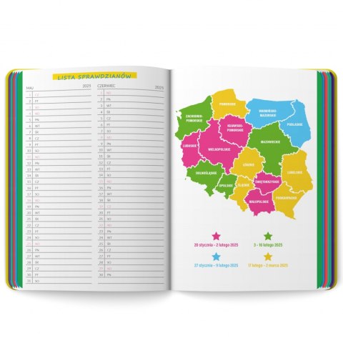 Kalendarz szkolny książkowy A5/72k Softy KALPOL.BIS CSNO260001