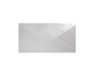 Koperta 8x16 cm nie klejona jasna srebrna perłowa Galeria Papieru op.10 szt. ARGO 280495 GAL