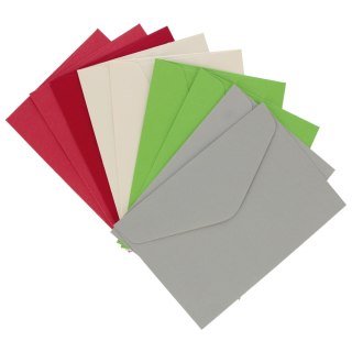 Koperta C6 NK mix cze/ziel op10szt GALERIA PAPIERU 280251 GAL